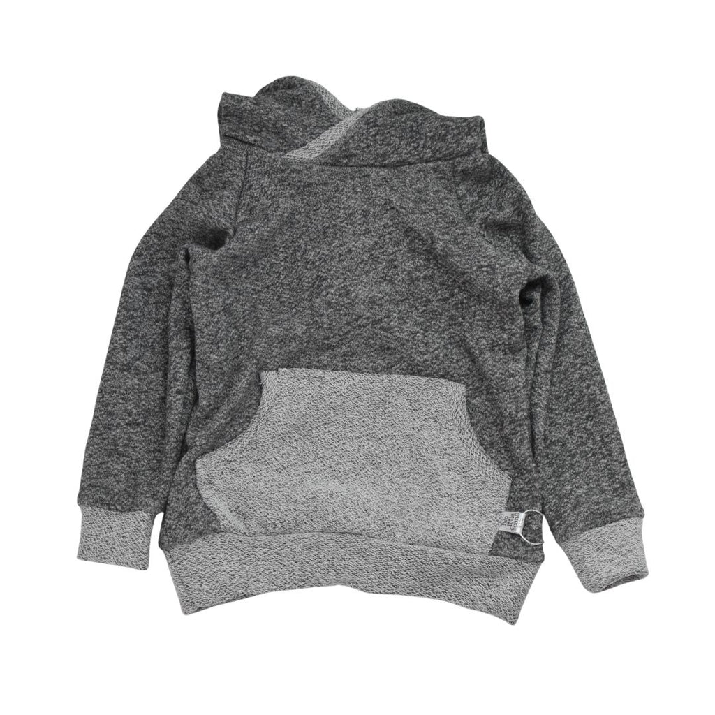 Raglan Hooded Sweatshirt | Grey