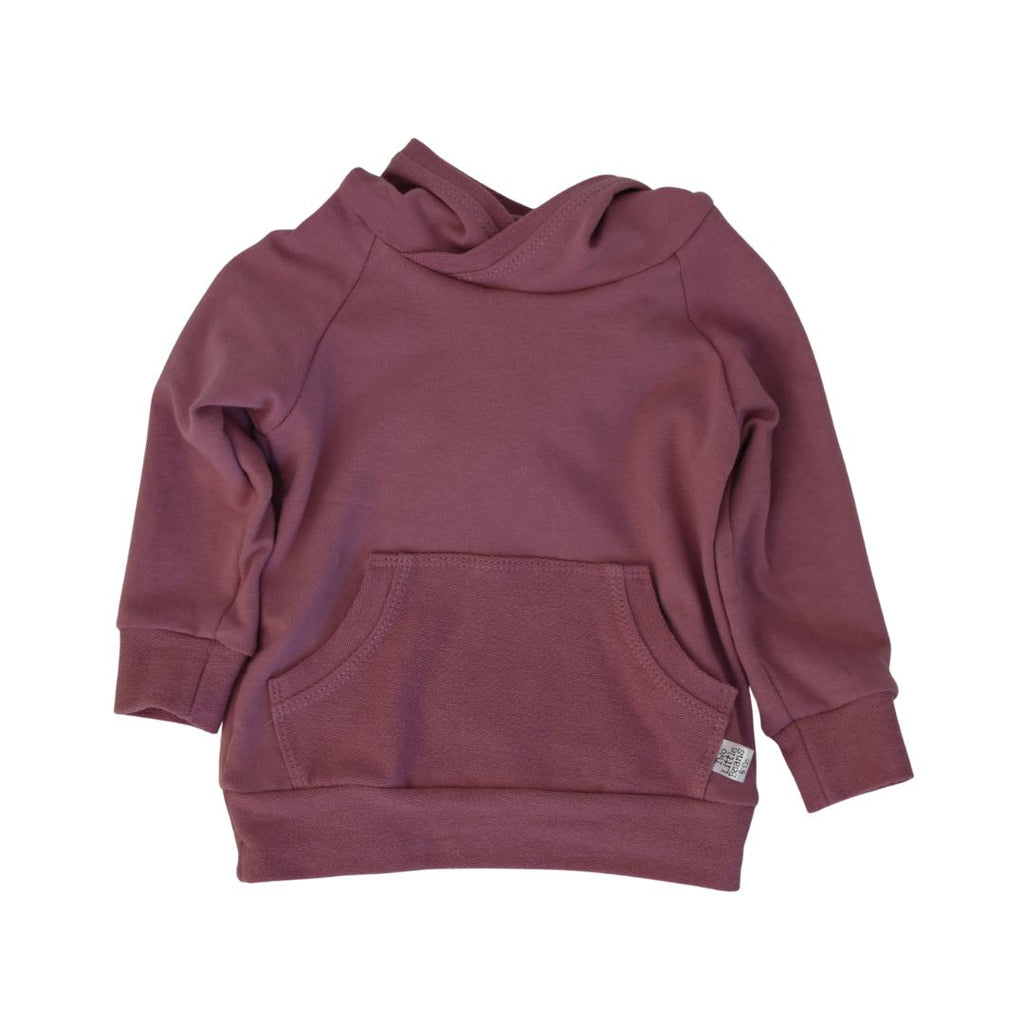 Raglan Hooded Sweatshirt | Mauve