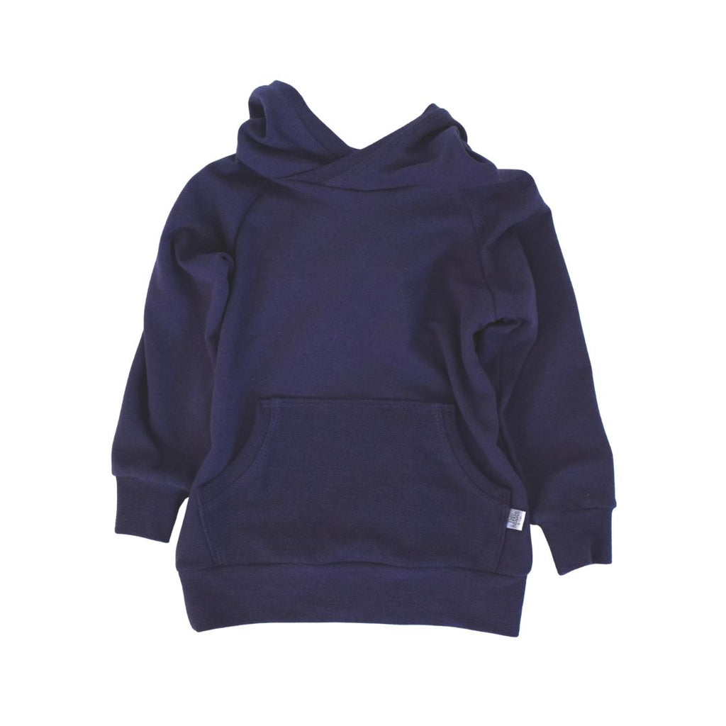 Raglan Hooded Sweatshirt | Navy