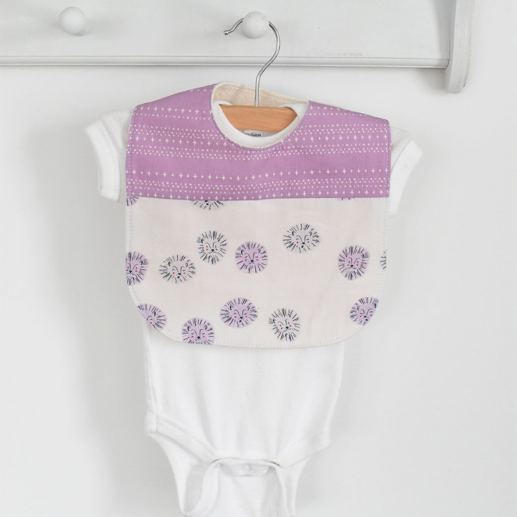 B I B S | Lilac Lions