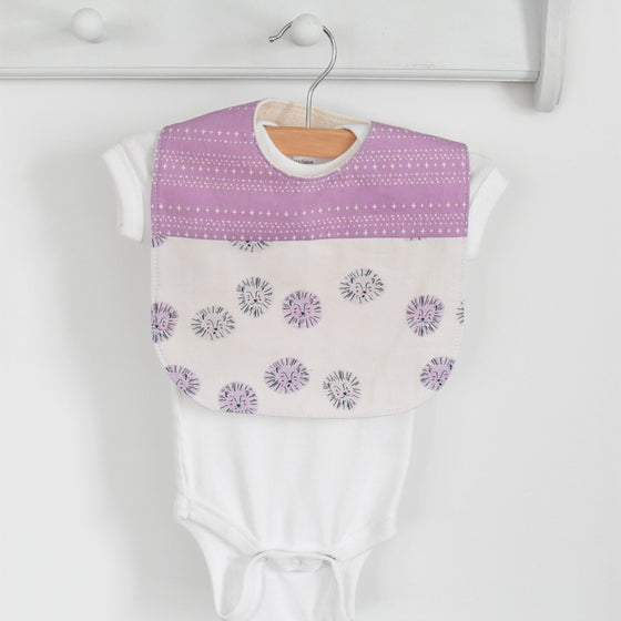 B I B S | Lilac Lions