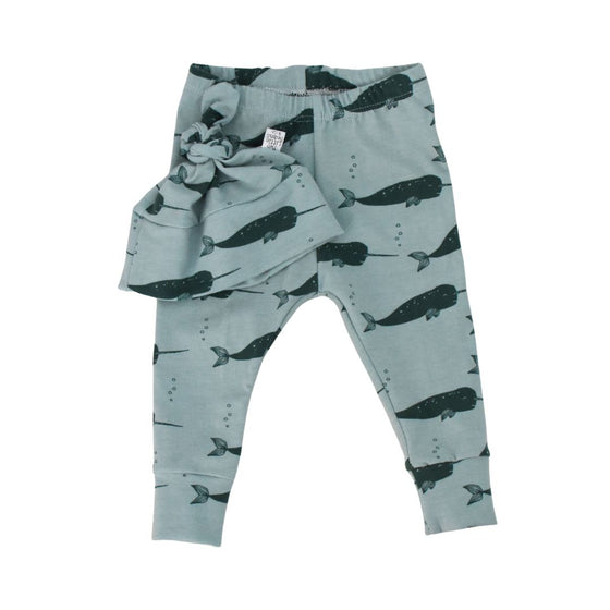 G I F T S E T S | Beanie & Leggings | Narwhal