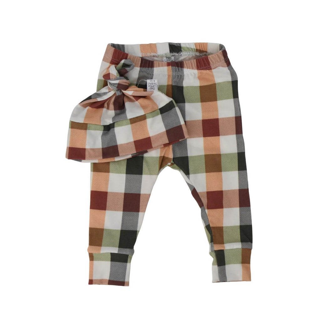 G I F T S E T S | Beanie & Leggings | Holiday Plaid