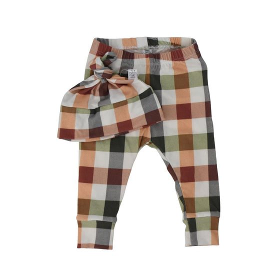 G I F T S E T S | Beanie & Leggings | Holiday Plaid