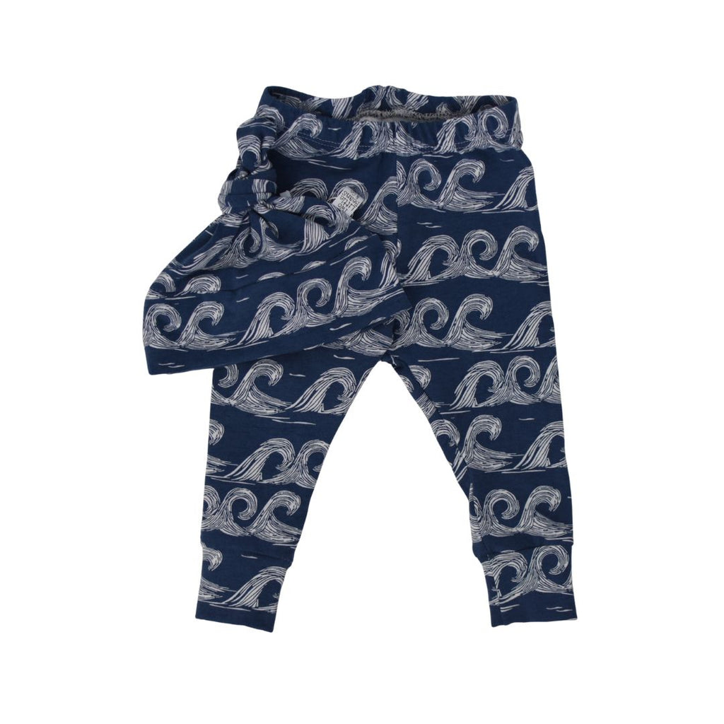 G I F T S E T S | Beanie & Leggings | Blue Wave