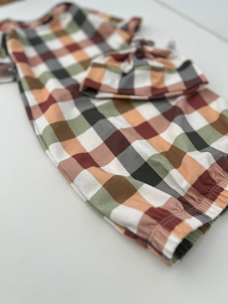 L A Y E T T E | Beanie & Gown Set | Holiday Plaid