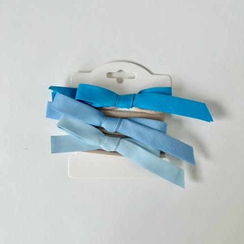 B O W | Blue Set of 3 bows