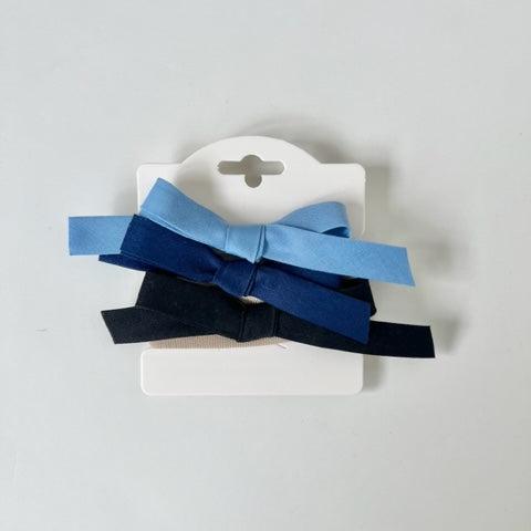 B O W | Blue Set of 3 bows