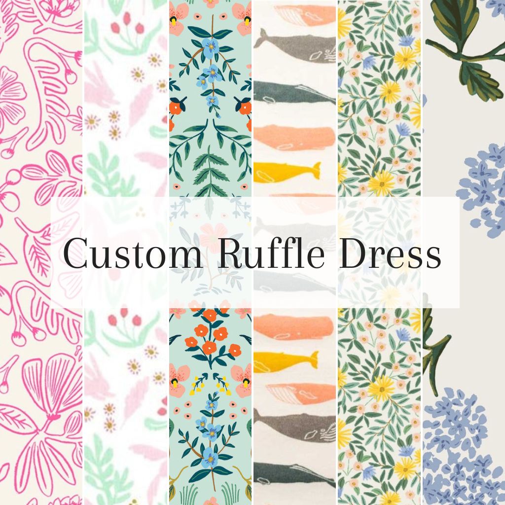 D R E S S E S | Ruffle | CUSTOM FABRIC