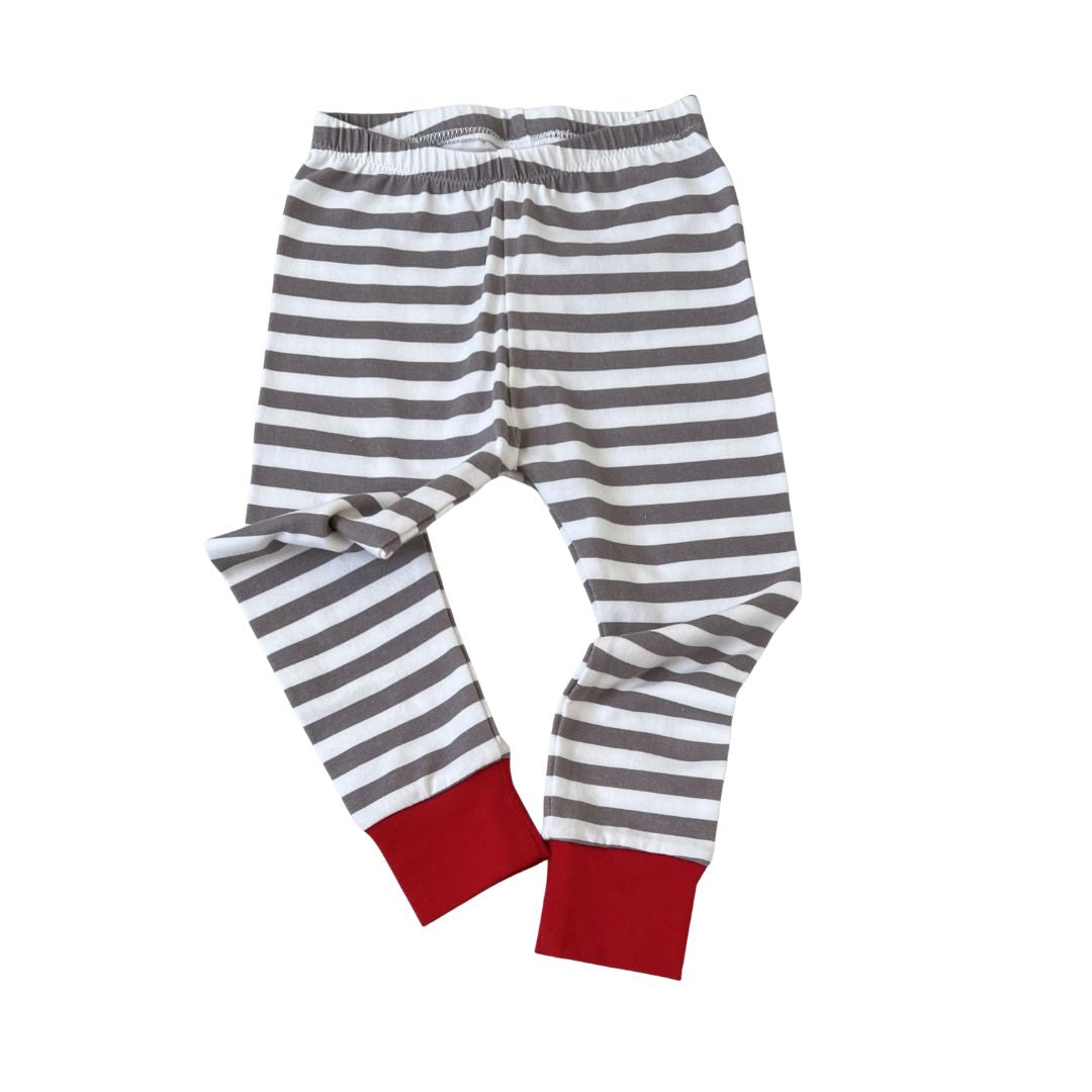 L E G G I N G S | Grey Stripe | 18-24 months