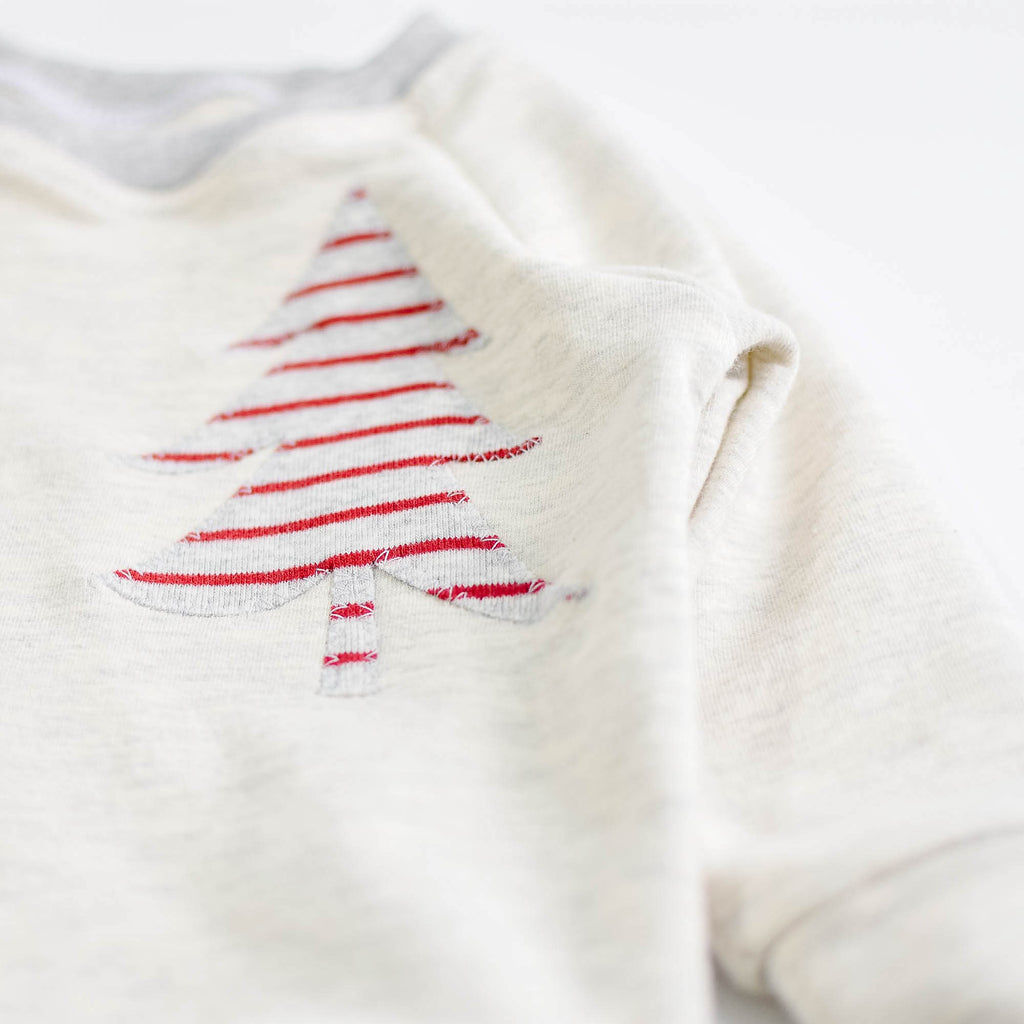 Raglan Sweatshirt | Holiday Stripe