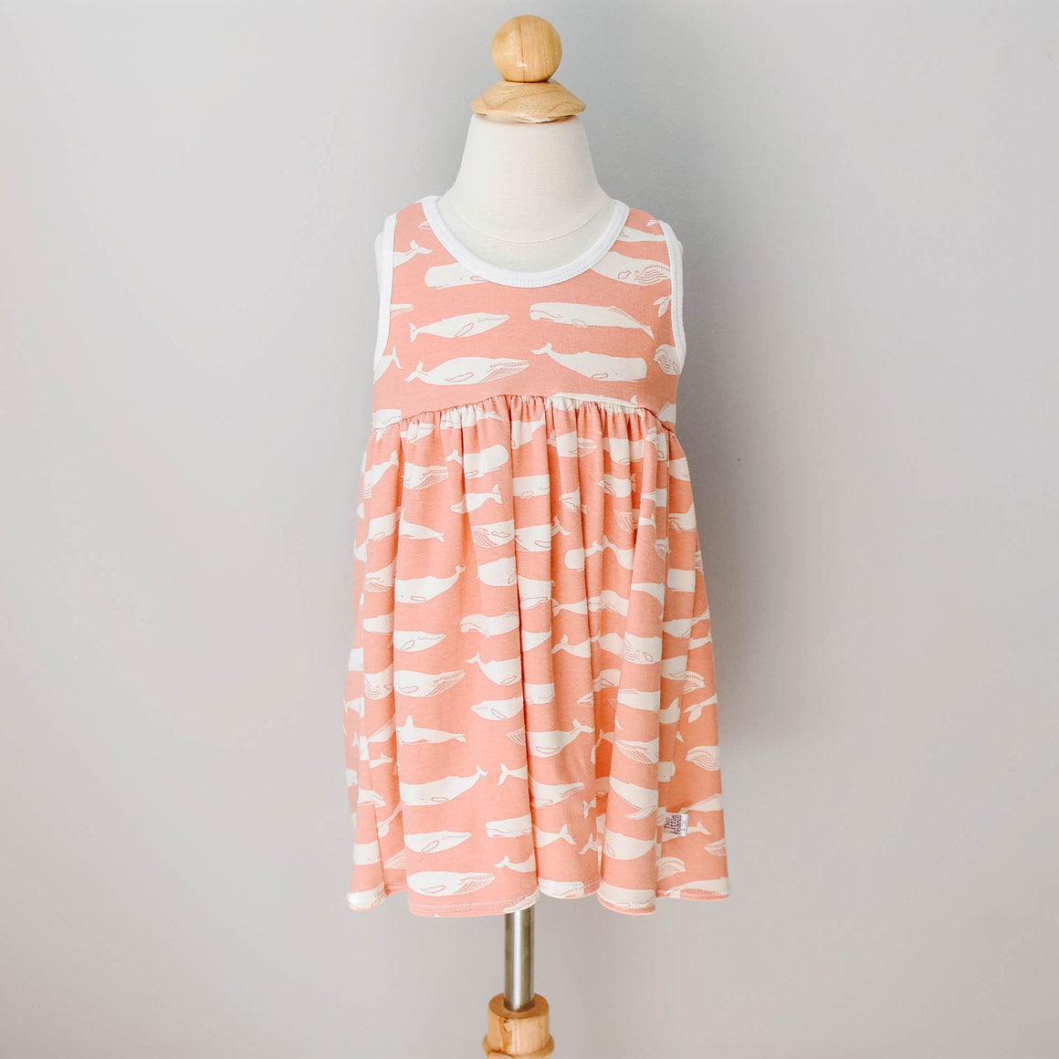 D R E S S E S | Tank Dress | Whale in Coral